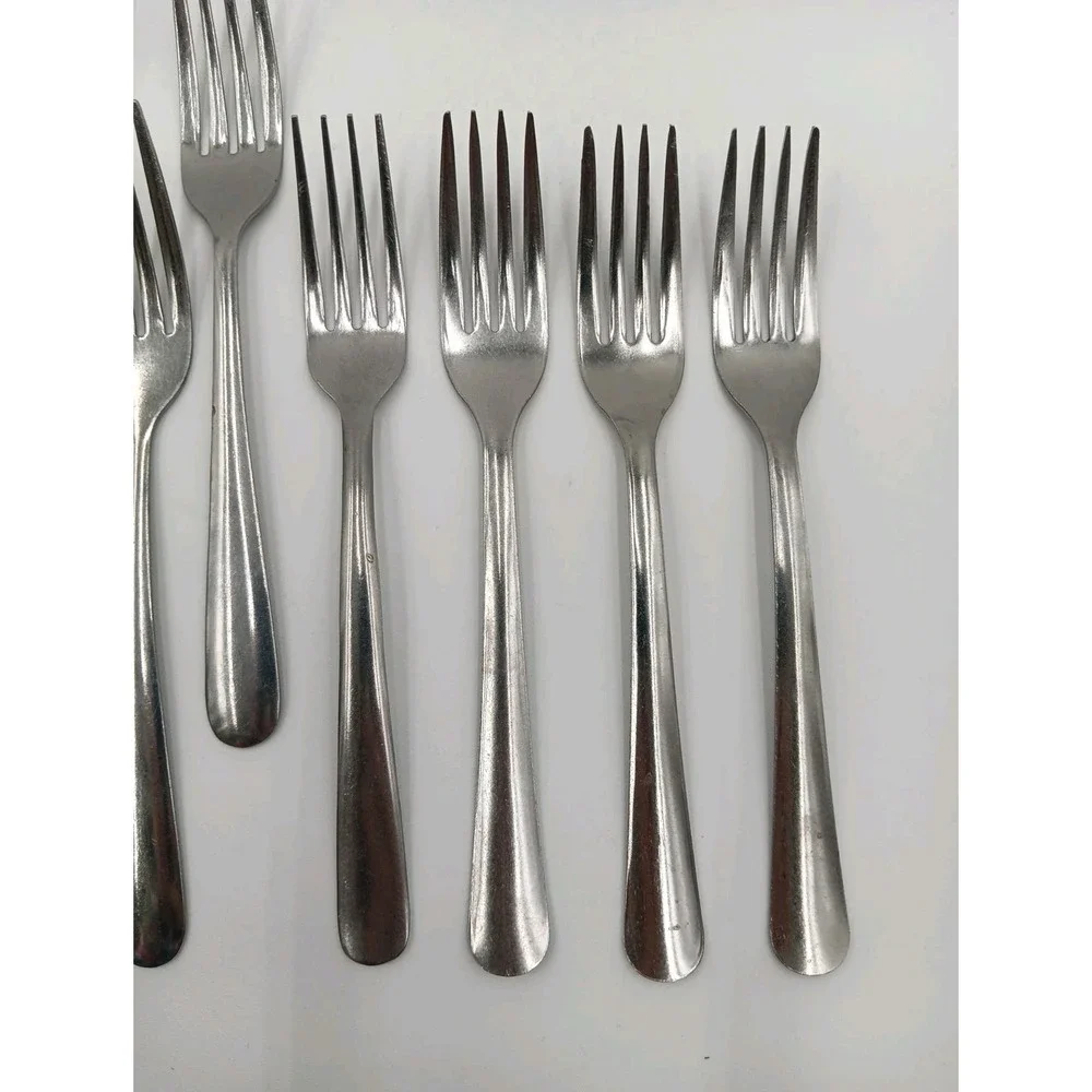 16pc  DELCO 40 &‎ Brandware Stainless Flatware Dinner Forks Restaurant Style